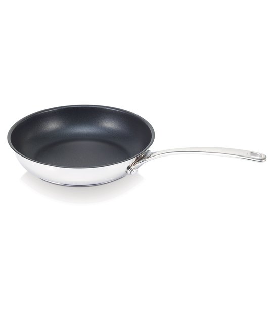 Beka Belvia Stainless Steel Sauté Pan with Glass Lid 24 cm 